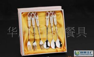 陶瓷柄套装礼品餐具809系列 世界工厂网中国产品信息库的匠心之选